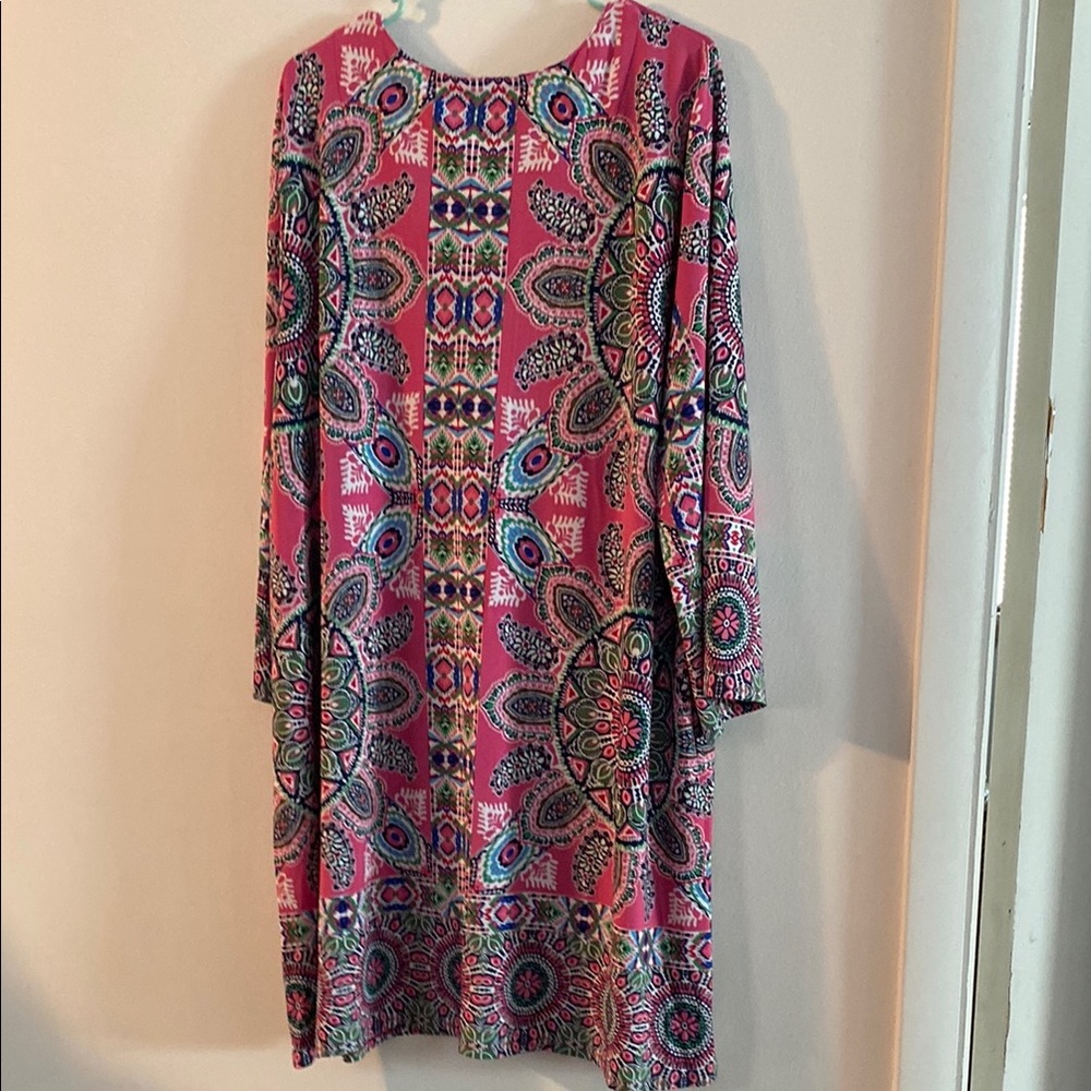 Ruby Rd. Multicolor Patterned Dress - Picture 3 of 3